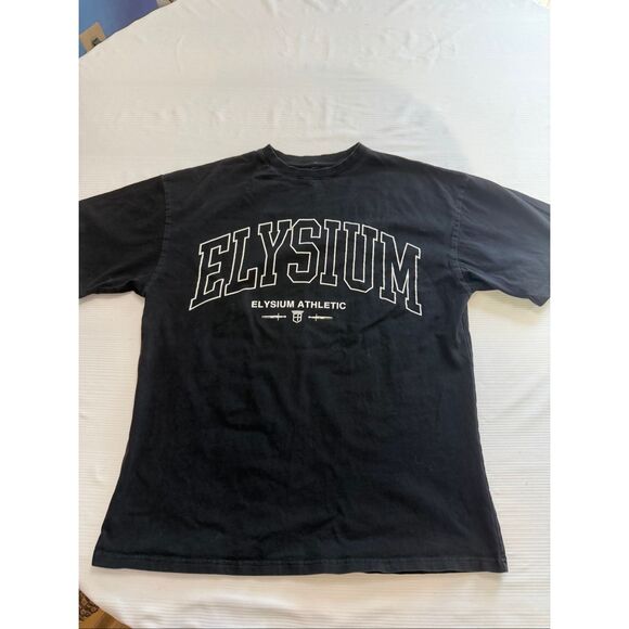 Elysium Athletic Warrior Black T-Shirt Size Small - Picture 3 of 8
